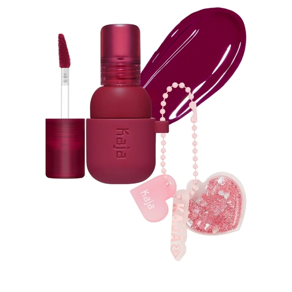 Kaja Other - Kaja Jelly Charm Lip & Blush Glazed Keychain Stain - Cherry Spritz